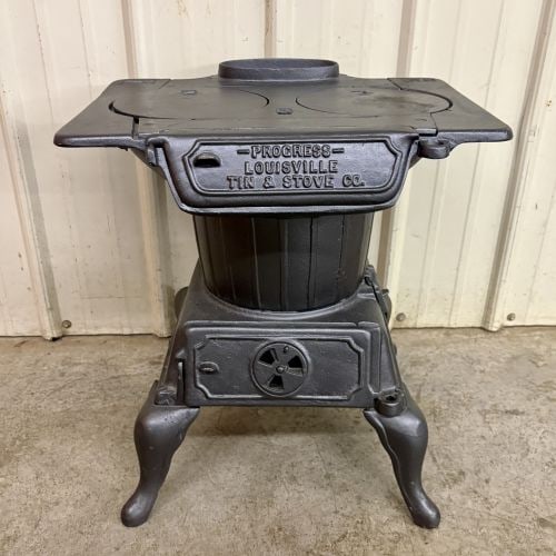 Louisville Tin and Stove Company Progress Cast Iron Two Burner Laundry Stove (1 of 8)