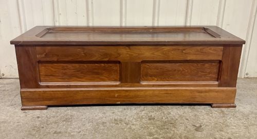 19th Century American Vernacular Walnut and Pine Blanket Chest (1 of 7)