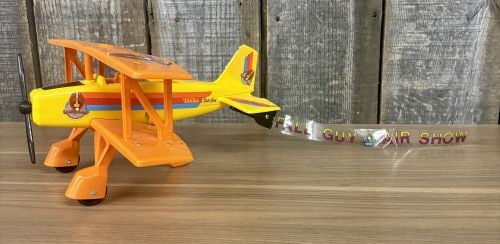 Tonka The Fall Guy Stunt Plane Toy Biplane with Retractable Air Show Banner (1 of 8)