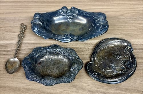 A Collection of Sterling Silver and Silver-Plated Decorative Tableware (1 of 10)