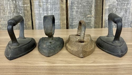 A Set of Antique Cast Iron Sad Irons (1 of 7)