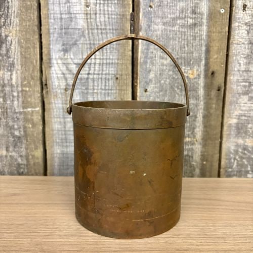 19th Century Brass Scale Bucket Measure with Suspension Hook (1 of 7)