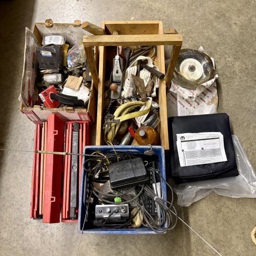 An Assortment of Vintage Hand Tools, Automotive Parts, and Electronic Equipment (1 of 6)