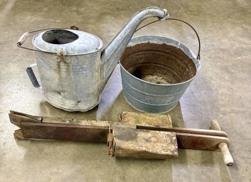 A Trio of Antique and Vintage Agricultural and Gardening Implements (1 of 5)