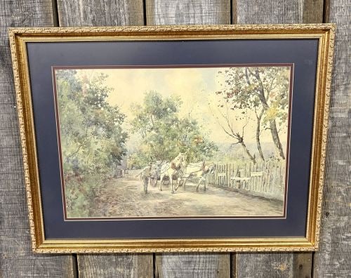 Paul Sawyier, From the Quarry, Limited Edition Offset Lithograph (1 of 7)