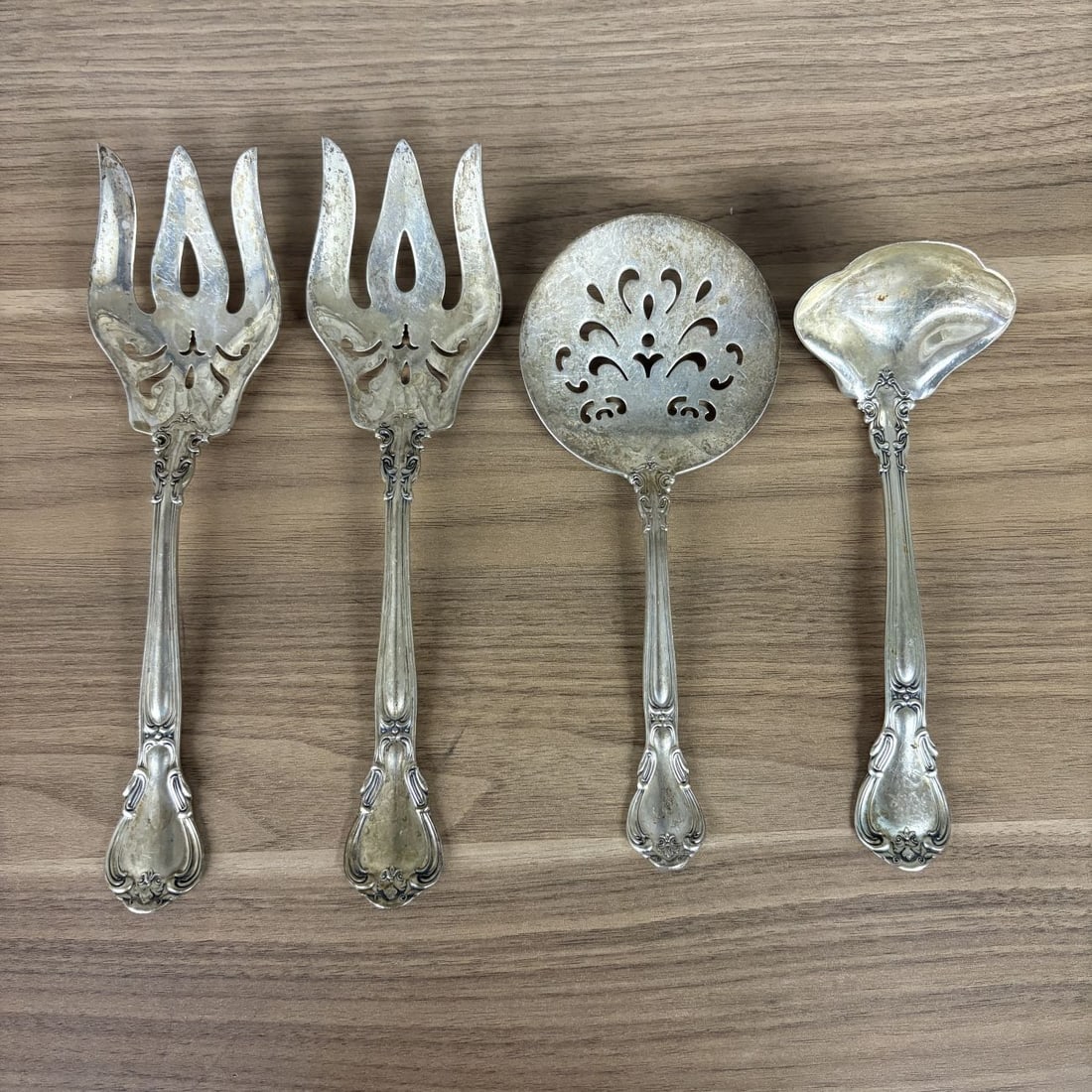 A Set of Four Wallace Grand Baroque Sterling Silver Serving Pieces (1 of 7)
