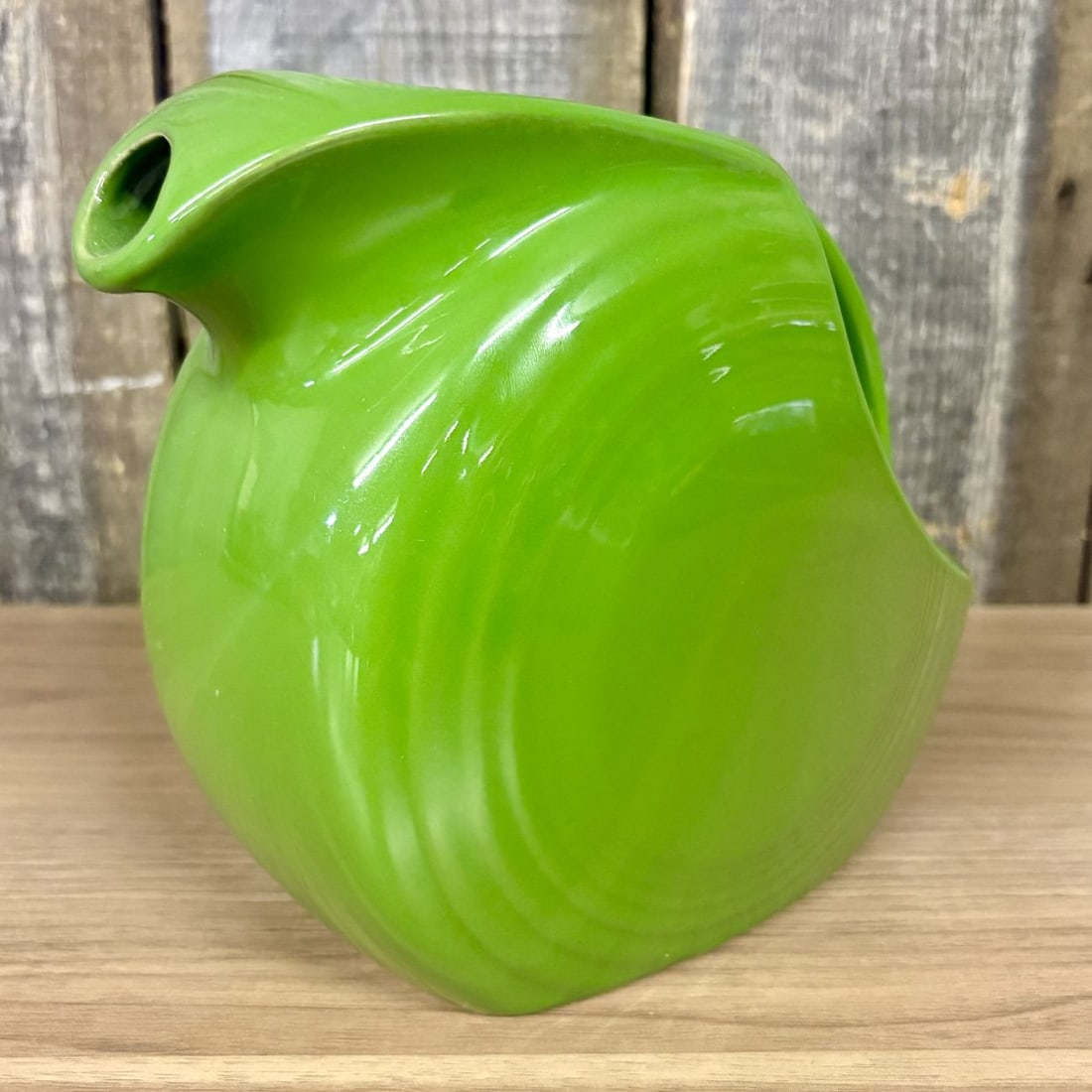 Homer Laughlin Fiesta Lemongrass Large Disk Pitcher (1 of 7)