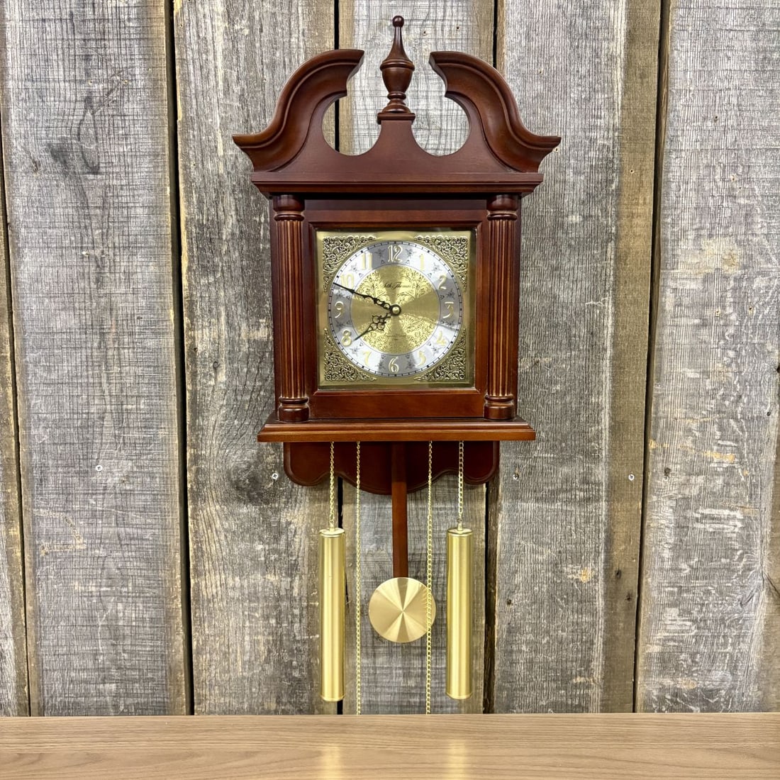 Seth Thomas Thomaston Model 1502 Wood Case Quartz Wall Clock (1 of 10)