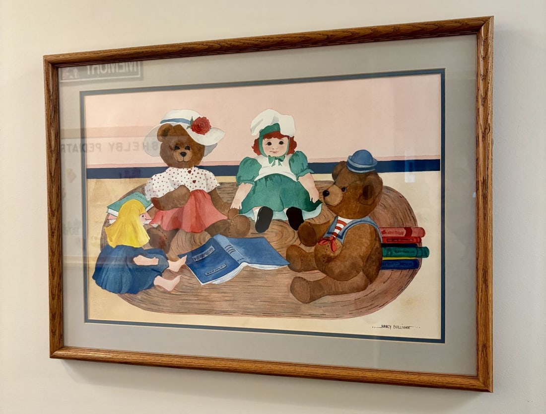 Nancy Sullivan, Teddy Bears & Dolls w/ Books, W/P (1 of 4)
