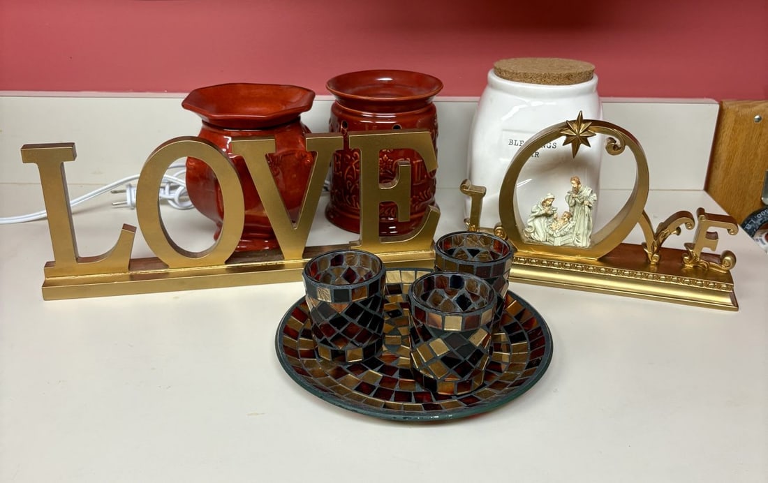 An Assortment of Decorative Home and Religious Items (1 of 7)