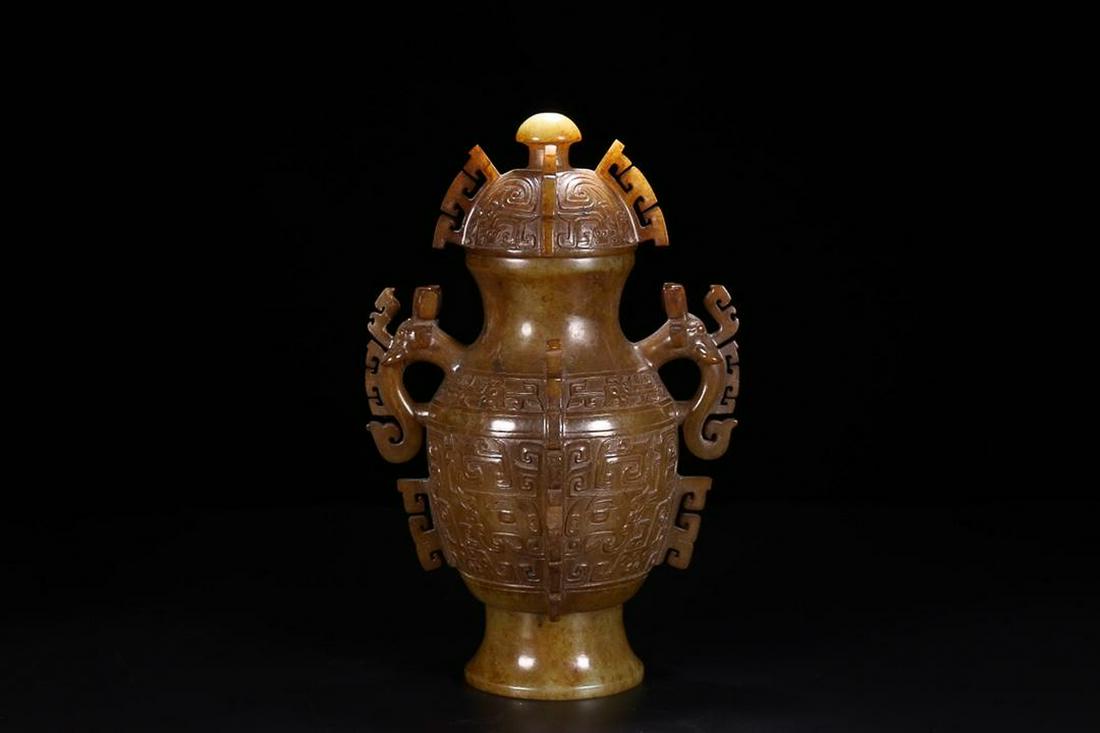 ANCIENT JADE BEAST EARVASE Sep 23, 2019 Cardale Auctioneers in NY