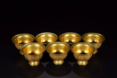 GILT BRONZE BABAO CUP IN SET