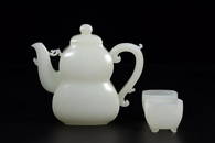 HETIAN JADE TEA SET