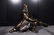 SILVER INLAID BRONZE GUAN'GONG
