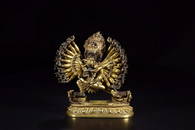 GILT BRONZE DA-WEI-DE ORNAMENT