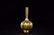 GILT BRONZE GOLDEN MELON LONG NECK VASE IN PAIR - 3