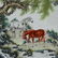 YONGZHENG MARK BLUE WHITE EDGED FAMILLE ROSE PLATE IN - 5