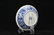 QIANLONG MARK BLUE WHITE RUYI PATTERNED PLATE - 3
