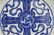 QIANLONG MARK BLUE WHITE RUYI PATTERNED PLATE - 5