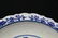 QIANLONG MARK BLUE WHITE RUYI PATTERNED PLATE - 6