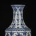 QIANLONG MARK BLUE WHITE HUI PATTERNED HECAGONAL VASE - 2