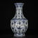 QIANLONG MARK BLUE WHITE HUI PATTERNED HECAGONAL VASE - 5