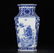 YONGZHENG MARK BLUE WHITE TANGLED-BRANCH LOTUS - 5