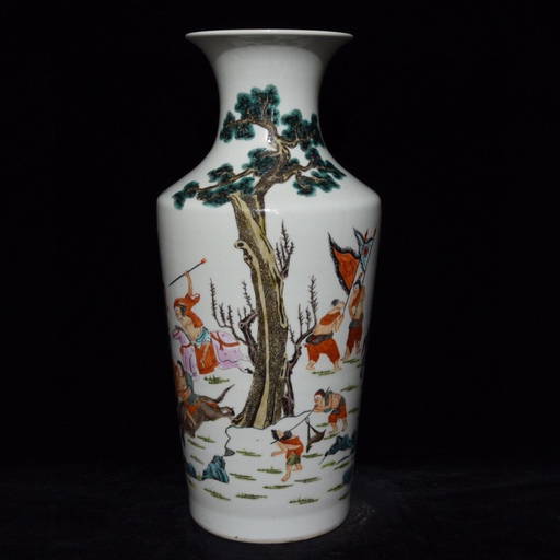 JIAQING MARK FAMILLE ROSE SHOU'LIE'TU ELEPHANTLEG Jul 29, 2020