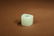 HETIAN WHITE JADE WITH SKIN FU'SHOU RING - 3