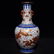 QIANLONG MARK BLUE WHITE FAMILLE ROSE IRON RED GLAZED - 3