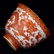 YONGZHENG MARK IRON RED GLAZED OUTLINE IN GOLD - 7