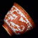 YONGZHENG MARK IRON RED GLAZED OUTLINE IN GOLD - 8