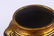 QIANLONG MARK GILT BRONZE LION-HEAD EAR FURNACE - 7