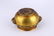 QIANLONG MARK GILT BRONZE LION-HEAD EAR FURNACE - 8