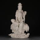 DEHUA YAO PORCELAIN GUAN'YIN STANDING ORNAMENT