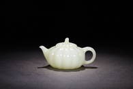 HETIAN WHITE JADE PUMKIN POT