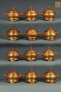 GILT BRONZE 12 CHINESE ZODIAC PATTERN BEAST-HEAD CENSER