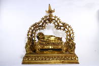 GILT BRONZE BUDDHA ORNAMENT