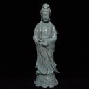RUAYO SKY GREEN GLAZE GUANYIN BUDDHA