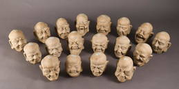 PORCELAIN 18-ARHAT ORNAMENT