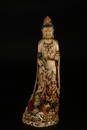 RARE MATERIAL HOLD LOTUS GUANYIN ORNAMENT
