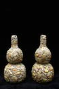 RARE MATERIAL COLOR-PAINTED GOURD ORNAMENT