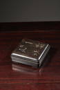 ZITAN WOOD CARVED CHAN'CHA'YI'WEI WENFANG CAPPING BOX