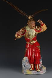 ZENG'LONGSHENG CARVED SUN'WU'KONG ORNAMENT