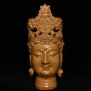 YELLOW COLORED BUDDHA-HEAD ORNAMENT