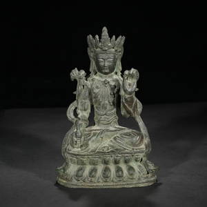 BRONZE BODHISATTVA ORNAMENT