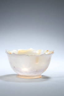 AGATE BOWL: Weight 114g / Mouth-Diameter 4.33 in / Height 2.28 in
