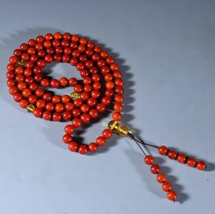 OLD AMBER BUDDHA BEADS: Weight 37g / Bead-Diameter 0.28 in