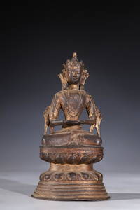 BRONZE GUAN'YIN ORNAMENT