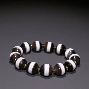 MEDICINE BUDDHA BRACELET: Weight 63.7g / Bead-Diameter 0.57 in